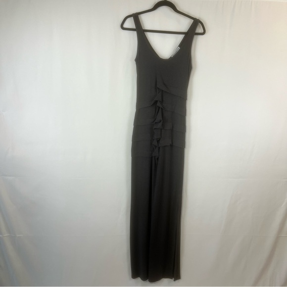 Marste Ruched Dubai ruched bodycon tank top Black Bodycon with Slit 4-6 Gray - Picture 4 of 14